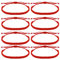 8 Stück Rotes Armband Schutzamulett Handgefertigtes Freundschaftsarmband Geknotete Kabbalah Glücksarmband Schutz Viel Glück Freundschaft Graduierung Geburtstag Paare