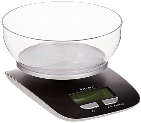 TERRAILLON | Classic Basic 5kg Kitchen Scale with Bowl | Kitchen & Home Essentional | White
