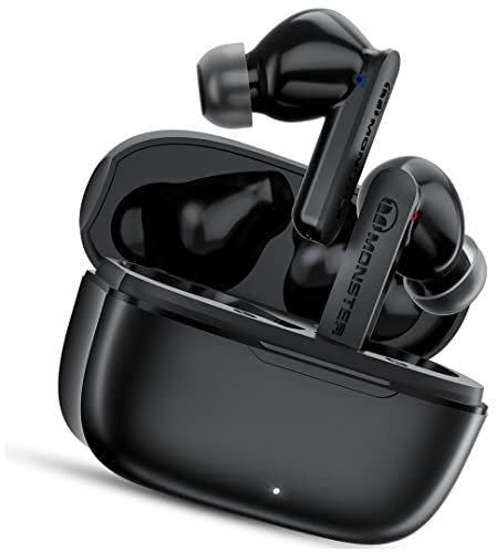Monster Auricolari Intra True Wireless N-Lite Clear Talk Nero