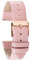 Wristology Ersatz-Uhrenarmband – rosa Leder 16 mm – Schnellverschluss – einfacher Wechsel für Herren und Damen Armband 16-LB013