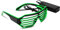 Ainiv LED Brille, Leuchten Brille mit 3 Blitzmodi, Flashing Brillen Perfekt Geeignet als Techno DJ | Festival | Halloween | Karneval | Fasching als Ergänzung zum Outfit, Kostüm, Party, EDM, Halloween