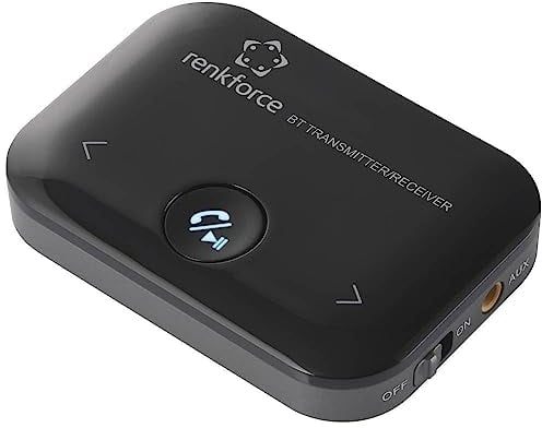 Renkforce RF-BTR-150 Emetteur/récepteur de Musique Bluetooth® Version Bluetooth: 5.0 8 m Batterie intégrée