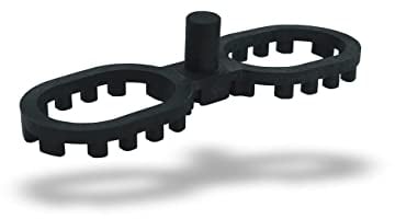 100 Stk. ISTA TOOLS Abstandhalter 4 mm, große Auswahl für Terrassendielen, Terrassen Abstandshalter, Distanzhalter geriffel (100 Stück)