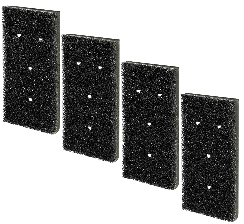 SPARES2GO Lot de 4 filtres en mousse pour sèche-linge compatibles avec Whirlpool Bauknecht