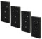 SPARES2GO Lot de 4 filtres en mousse pour sèche-linge compatibles avec Whirlpool Bauknecht