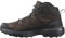 Salomon X Ultra 360 Leather Mid Gore-Tex wasserdichte Herren Wanderschuhe, Outdoor-bereit, Grip, Schutz bei jedem Wetter, Dark Earth, 42