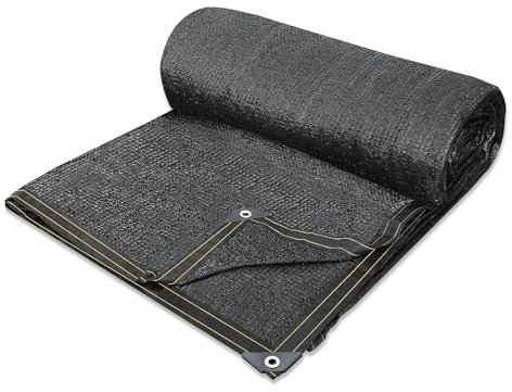 Poolnetz-Abdeckung, 6,8 x 12,2 m, Laubnetz-Poolabdeckung mit Ösen und Seilen, Netz-Poolabdeckung für Blätter oder rechteckige Schwimmbad-Blätternetz-Abdeckung