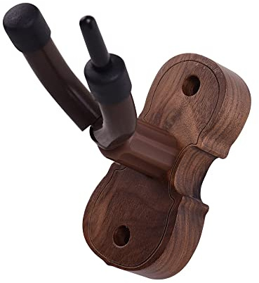 YIWENG Geige Violine Geige Viola Aufhänger Hakenhalter mit Bogenhalter Gummikissen Holzsockel,Violin Wandhalter Violinenhalter Violine Halter Geige Bügel Geigenhalter