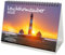 Leuchtturmzauber DIN A5 Tischkalender Querformat für 2025 Leuchtturm Leuchttürme Küste Meer - Seelenzauber