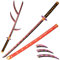 LQZJG Épée de Bambou d'anime Cosplay Sword, kokushibou l'épée Katana 103cm / 40 Pouces