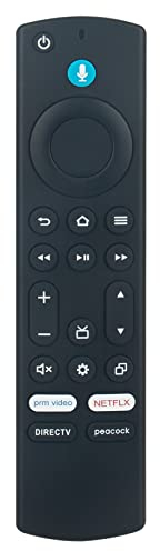 New Replacement Remote Control fit for 43, 50, 55 65, 75 Omni Series 4K UHD Smart TV 4K43M600A 4K50M600A 4K55M600A 4K65M600A 4K75M600A Supported HDR10 and HLG