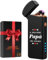 Festa del Papa Idee Regalo, Coquimbo Accendino Elettrico Accendino USB Ricaricabile Antivento Accendino per Candele Cucina Barbecue e Campeggio, Regalo Natale/Compleanno per Lui (Nero)