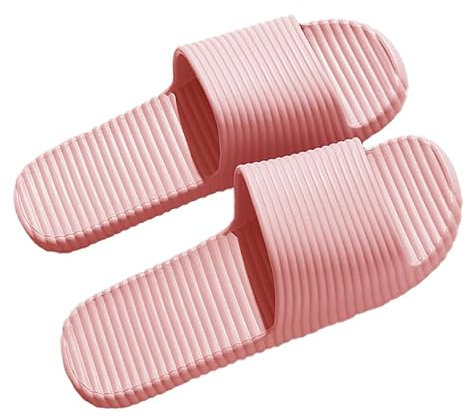 AioTio Ciabatte da Doccia Uomo Donna Ciabatte da Mare Antiscivolo Pantofole Comode Pantofole per Nuoto Spiaggia Casa Pantofole(Rosa,40/41EU)