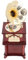 Grammophon Spieluhr Ornament Uhrwerk Spieluhr Exquisite Uhrwerk Mechanische Retro Spieluhr Figuren für Zuhause Tisch Schreibtisch Dekorationen (Braunes Grammophon mit Sockel)
