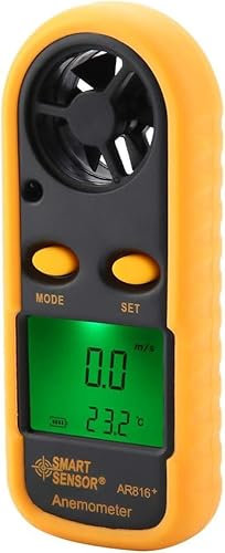 UHCPVHQQQ Misuratore di velocità del, anemometro palmare multifunzione intelligente for esterni
