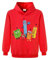 Kiamseay Maths Day Unisex Kids Hoodie Numbers Sweatshirt Boys Girls Cotton Top (Red,9-10 Years,9 Years,10 Years)