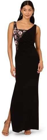 Adrianna Papell Langes Jersey-Kleid für Damen