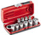 Usag U06100001 610 1/4 Efk Set Bussole Ribassate, Nero