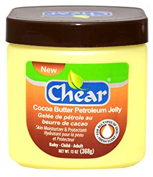 Chear Kakaobutter Petroleum Jelly 368 g – Große Familiengröße – vielseitig verwendbar für Babys, Kinder und Erwachsene