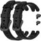 Meiruo Ersatz Armband für Garmin Lily Smartwatch (Schwarz)