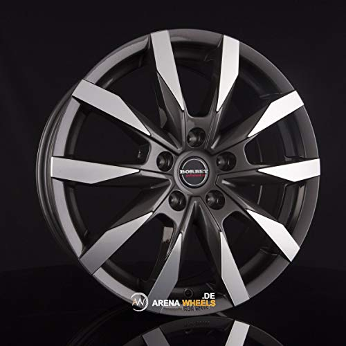 BORBET CW5 7.5J x 18 Zoll ET 43 LK 5x120 Alufelge Felge KBA NEU