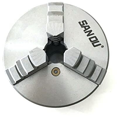 3 mangimi di precisione, per tornio, 3 torni, per lavorazione del legno, piccole macchine utensili in metallo, diametro 125 mm, dimensioni filettatura non M33 x 1,5