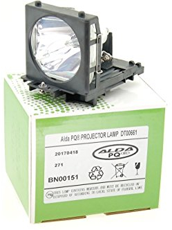 Alda PQ Premium, Lampada per proiettore compatibile con i proiettori HITACHI PJ-TX100, PJ-TX100W, PJ-TX200, PJ-TX300E, PJ-TX300W, DT00661, DT00665, Lampada con alloggiamento