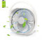 Novelth Box Fan USB 8 Inch Portable Table Fan with 3 Speeds Ultra Quiet Mini Personal Fans 4000mAh Rechargeable Battery Powered for Home Office Bedroom and Travel, White, 20×20×6.6 CM