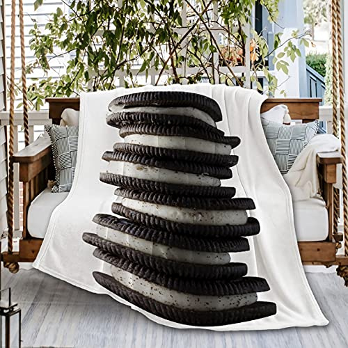 Überwurfdecke aus Flanell, Mikrofaser, für Strand, Picknick, Couch, 127 x 101,6 cm