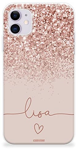 CaseStone Personalised Phone Cases fit Apple iPhone – Custom Design Made in UK Clear Soft Silicone Case Cover – Great Gifts for Birthday, Christmas (iPhone 5/5s, 04)