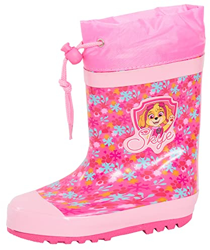 Paw Patrol Gummistiefel für Mädchen, warm gefüttert, Skye-Gummistiefel für Kinder, Schneeschuhe, multi, 25 EU