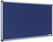 Master of Boards - Pinnwand mit Filz Oberfläche 120x180 cm Memoboard, Pin Board pinnbare Tafel für Zuhause & Büro mit Alu Rahmen in Hoch- und Querformat montierbar (blau)