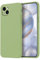 HONLEN Coque pour iPhone 14 Plus Protection Étui, (6.7 inches) Liquide TPU Silicone Case Anti Rayures Ultra Mince Souple Cover en Silicone Vert Matcha