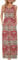 AUSELILY Summer Dresses for Women Casual Sleeveless Ladies Maxi Dress Long with Pockets Boho Floral Red XXL