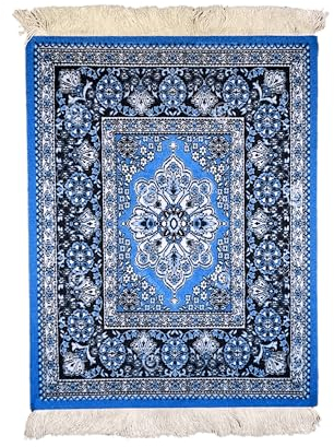 Tapis de Souris Persan MuisMaatje (Bleu Clair) en Caoutchouc et Fabric Rectangulaire de 5 mm