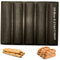 Générique 1x Moule baguette en silicone avec 5 moules à pain réutilisables et antiadhésifs, moule en fibre de verre tissé avec revêtement en silicone très haute qualité pain français Original.