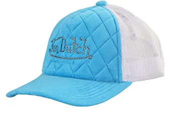 Von Dutch Trucker Cap Miami Blue White Hellblau Weiß, Size:OneSize