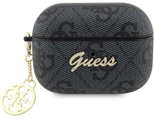 Guess GUAP2G4GSMK Hülle für AirPods Pro 2 Schwarz 4G Charm Collection