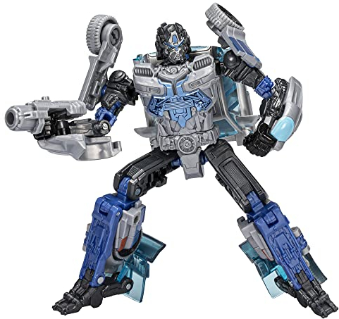 Transformers: Aufstieg der Bestien Deluxe-Klasse Autobot Mirage Action-Figur, 12,5 cm