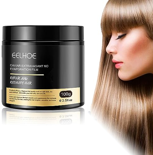 Haarmaske, Kaviar Haarmaske, Deep Repair Conditioner, Weicher Conditioner, Haarmaske Für Geschädigtes Haar Nährt Das Haar Intensiv Und Verbessert Gefärbtes Und Dauergewelltes Trockenes Haar (100g)
