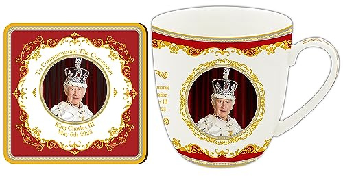 Lesser & Pavey Royal Heritage King Charles III Cup & Saucer Set
