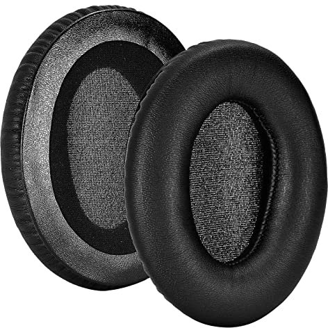 Leder-Kopfhörer-Ohrenschützer, kompatibel mit Mpow 059 071 H1 H4 H5 A8 kabellose Kopfhörer, Schaumstoffkissen, weiche Abdeckung, Ohrpolster, Paar In-Ear-Kopfhörer, Lautsprecher-Zubehör, VbU781