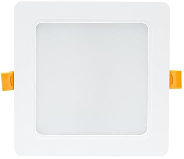 NCC-Licht LED Einbauleuchte Downlight DURE 3 Weiß eckig 14,5x14,5cm IP54 12W 1500lm Neutralweiß 4000K 110°