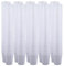MIJOMA Lot de 320 verres à liqueur incassables en plastique robuste, verres à shot Jello, desserts, fête, mariage, anniversaire. Passe au lave-vaisselle, réutilisables, 29 ml (blanc)