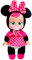 Cry Babies Tiny Cuddles Disney Minnie, Poupée Douce de 25 cm, Pleure de Vraies Larmes, Pyjama Disney, Jouet Cadeau pour Garçons et Filles +18 Mois