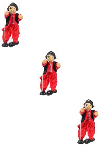 ibasenice 3St Marionette Bauchrednerpuppen für Anfänger Kinderspielzeug für Kinder Kids Toys Spielzeuge Bauchrednerpuppen für Erwachsene Bauchrednerpuppen für Kinder den