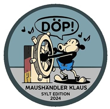 Matrose Maushändler Klaus-Sylt ED Aufkleber 10 cm