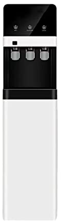 Mains Fed Water Cooler Dispenser - Freestanding Three Spout Touch Screen Vertical Unit with Child Lock, Ice and Warm Dual Function - Ideal for Home Office Commercial