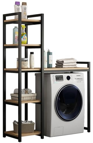 Scaffale Sopra Lavatrice，supporto Lavatrice Asciugatrice，accessori Lavanderia，scaffali Sopra Lavatrice，scaffale Lavatrice Salvaspazio。(110cm)