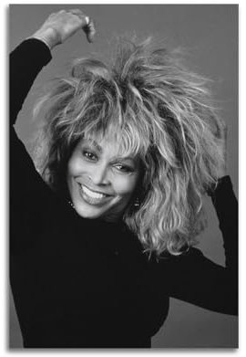 RQLZQPBW Tina TurnerLeinwanddruck, Foto auf Leinwand, Rapper, Wanddekoration, Vintage, abstrakt, Hip-Hop-Rapper, Wandbilder, Premium-Bilder, Wandkunst für Schlafzimmer, 30 x 45 cm, ungerahmter Stil 3